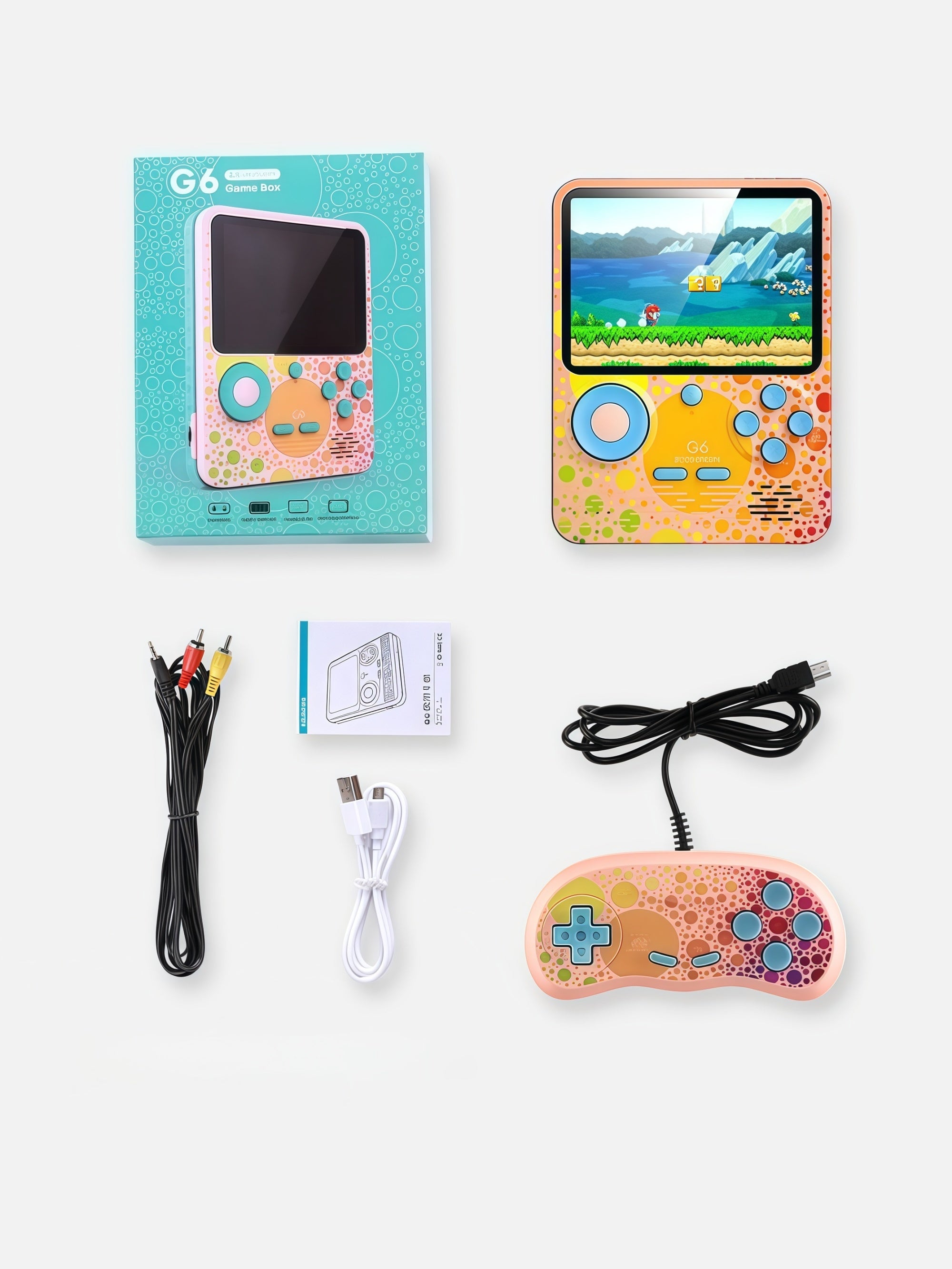 Retro Handheld Game Console Power Bank