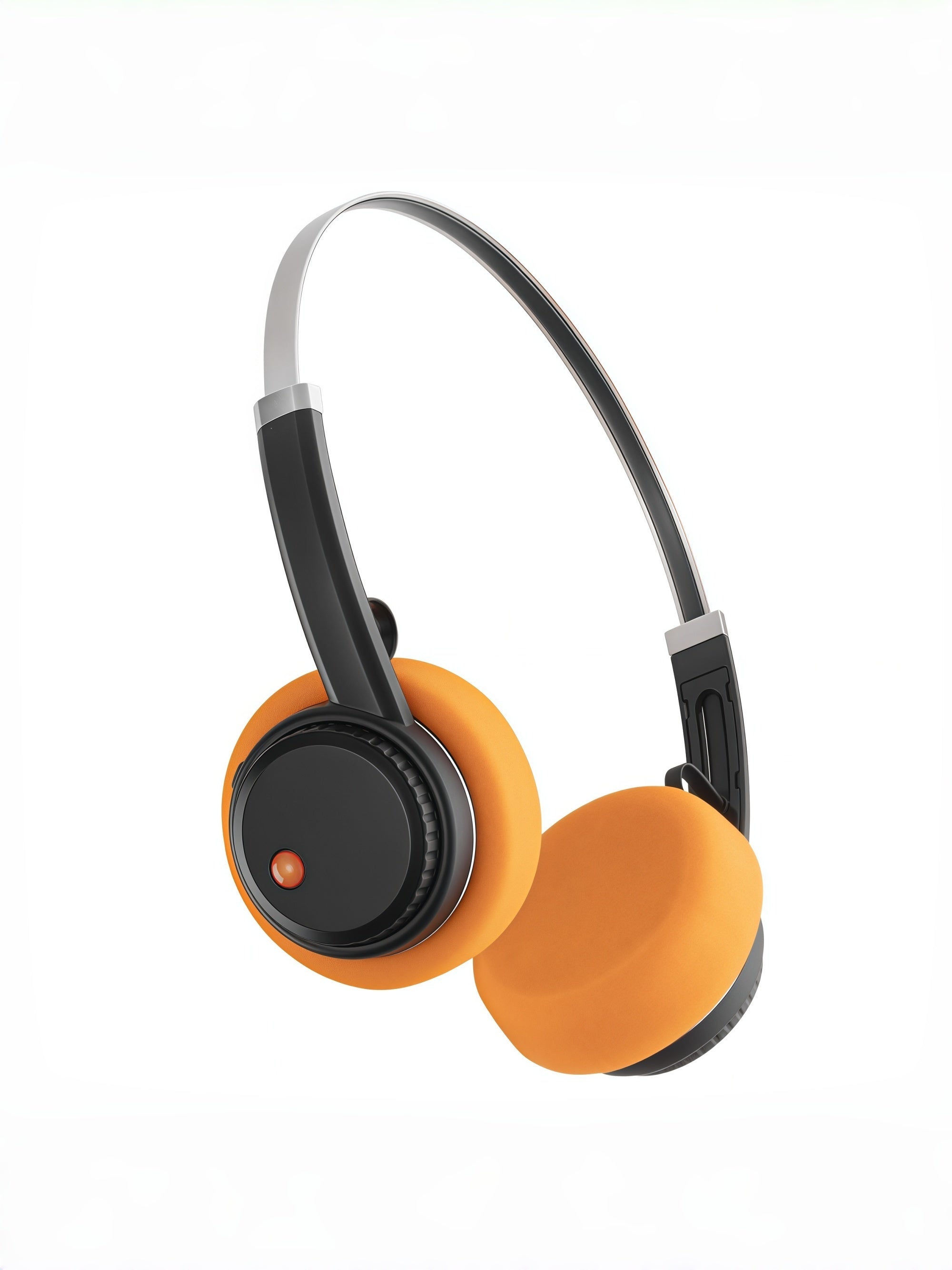 Retro Transparent Metal Headband Bluetooth Headphones