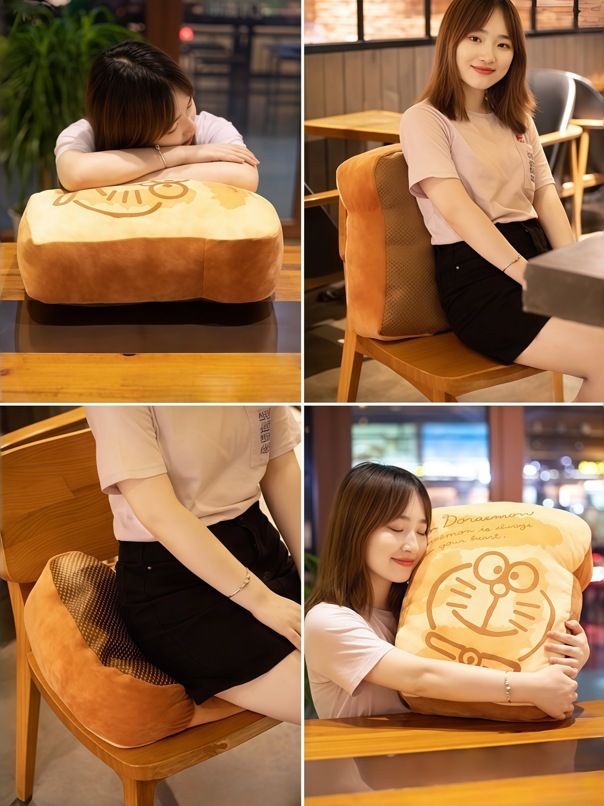 Reversible Plush & Ice-Silk Cooling Nap Pillow