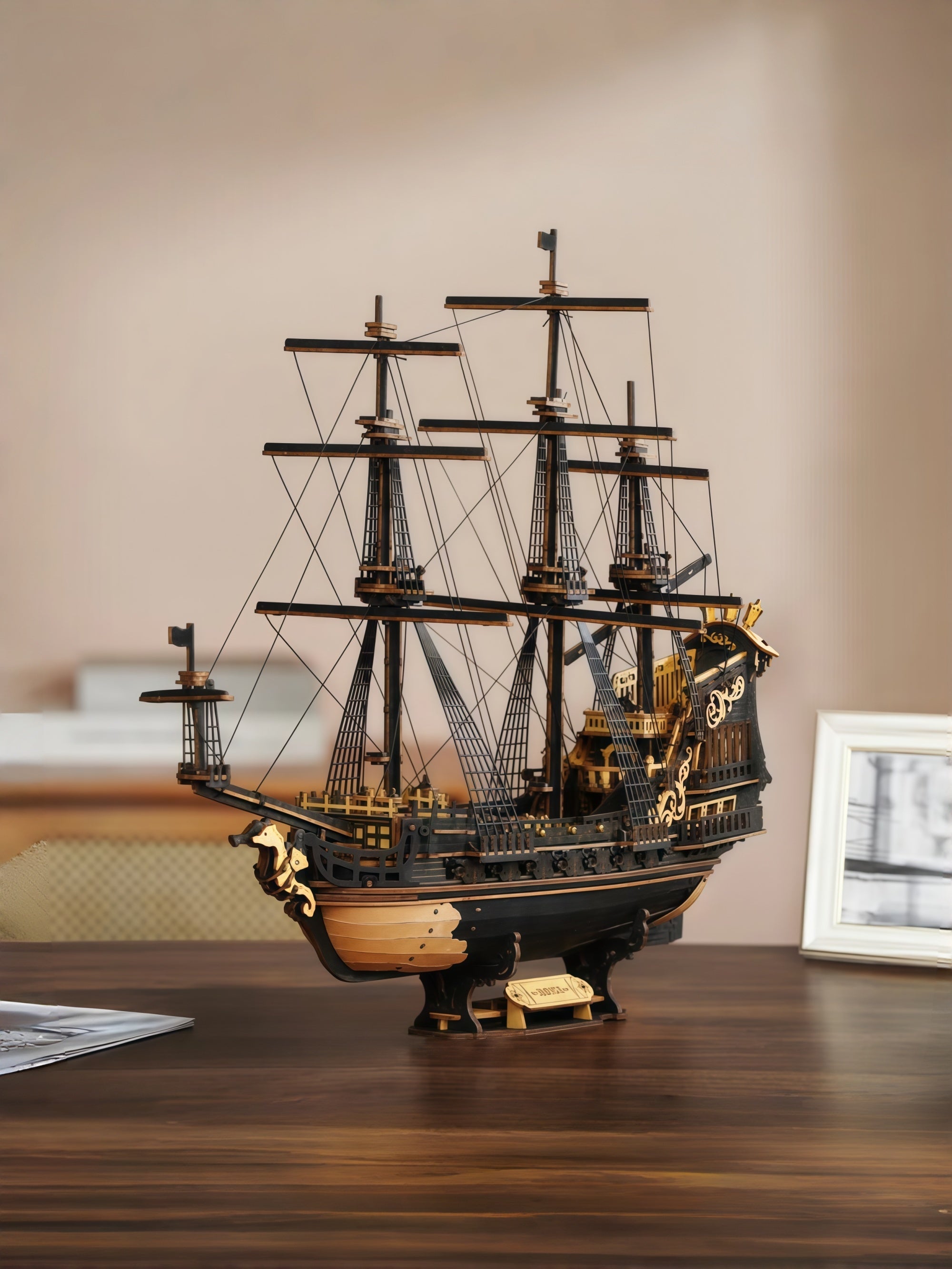 3D Wooden Ship Model Kit