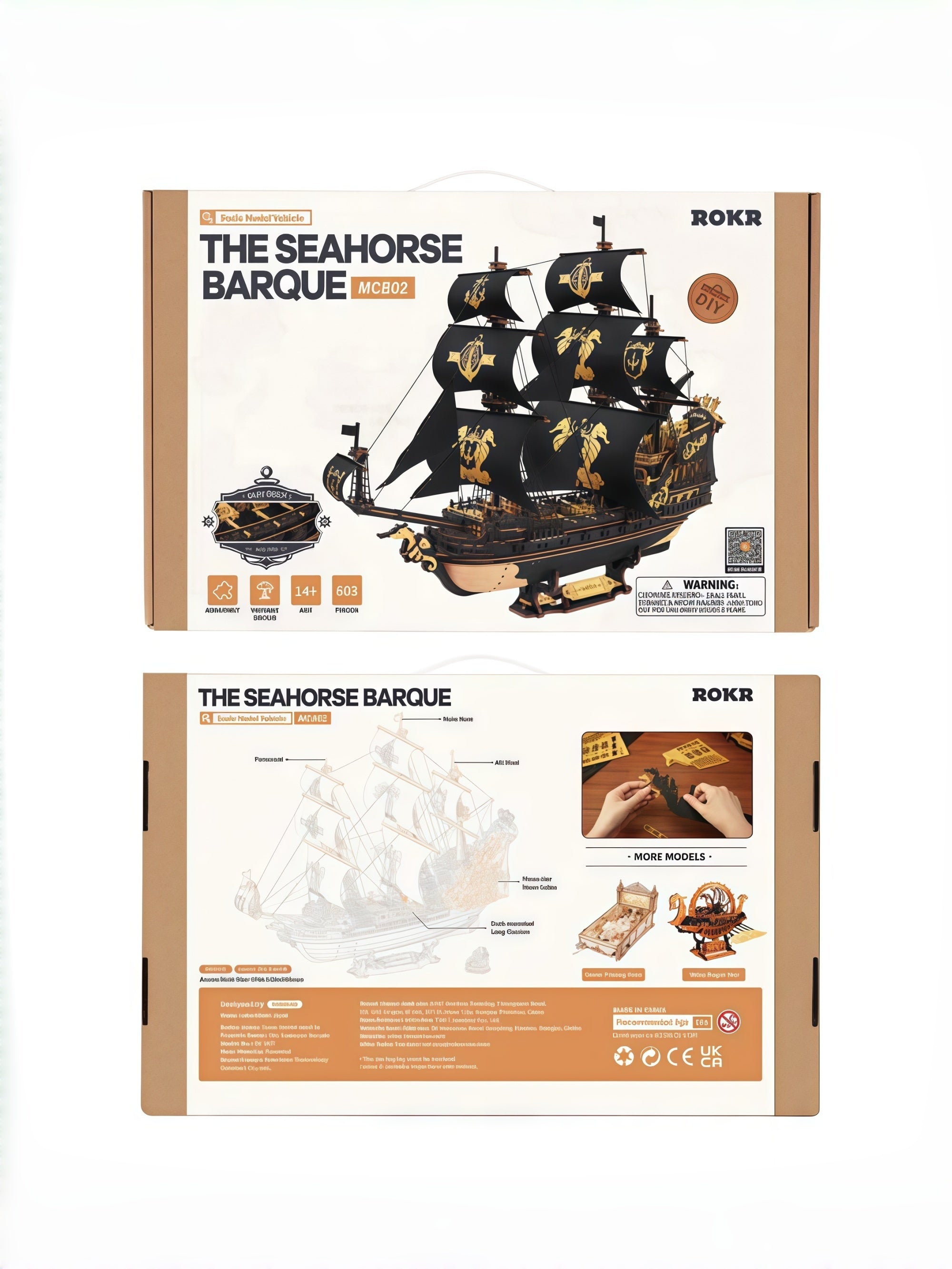 3D Wooden Ship Model Kit