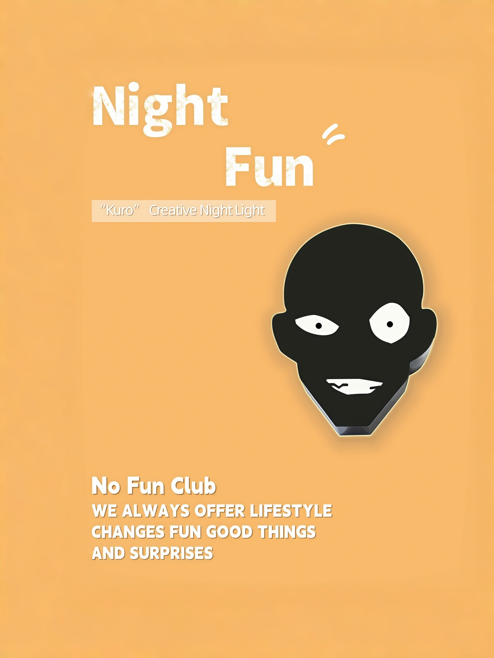 Detective Conan “Kuro” Creative Night Light