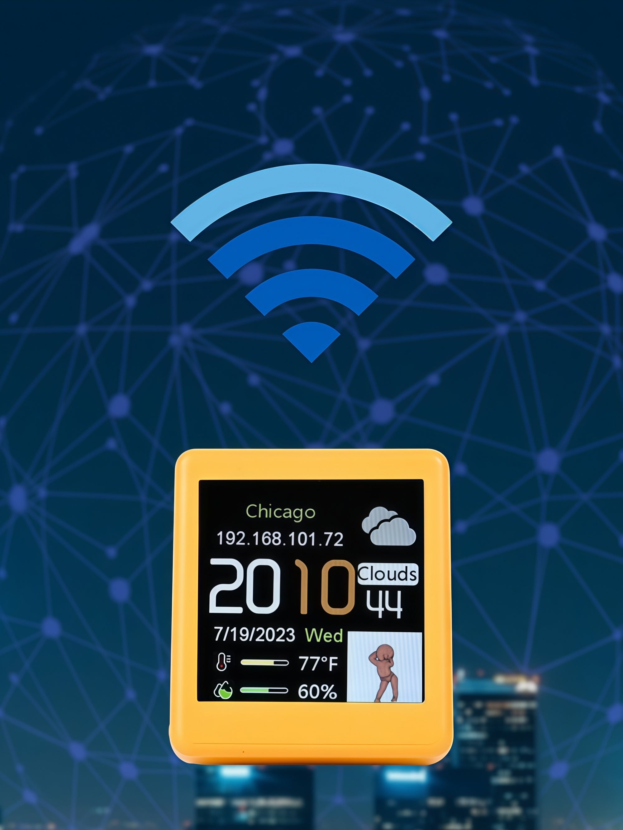 Smart Wi-Fi Weather Clock