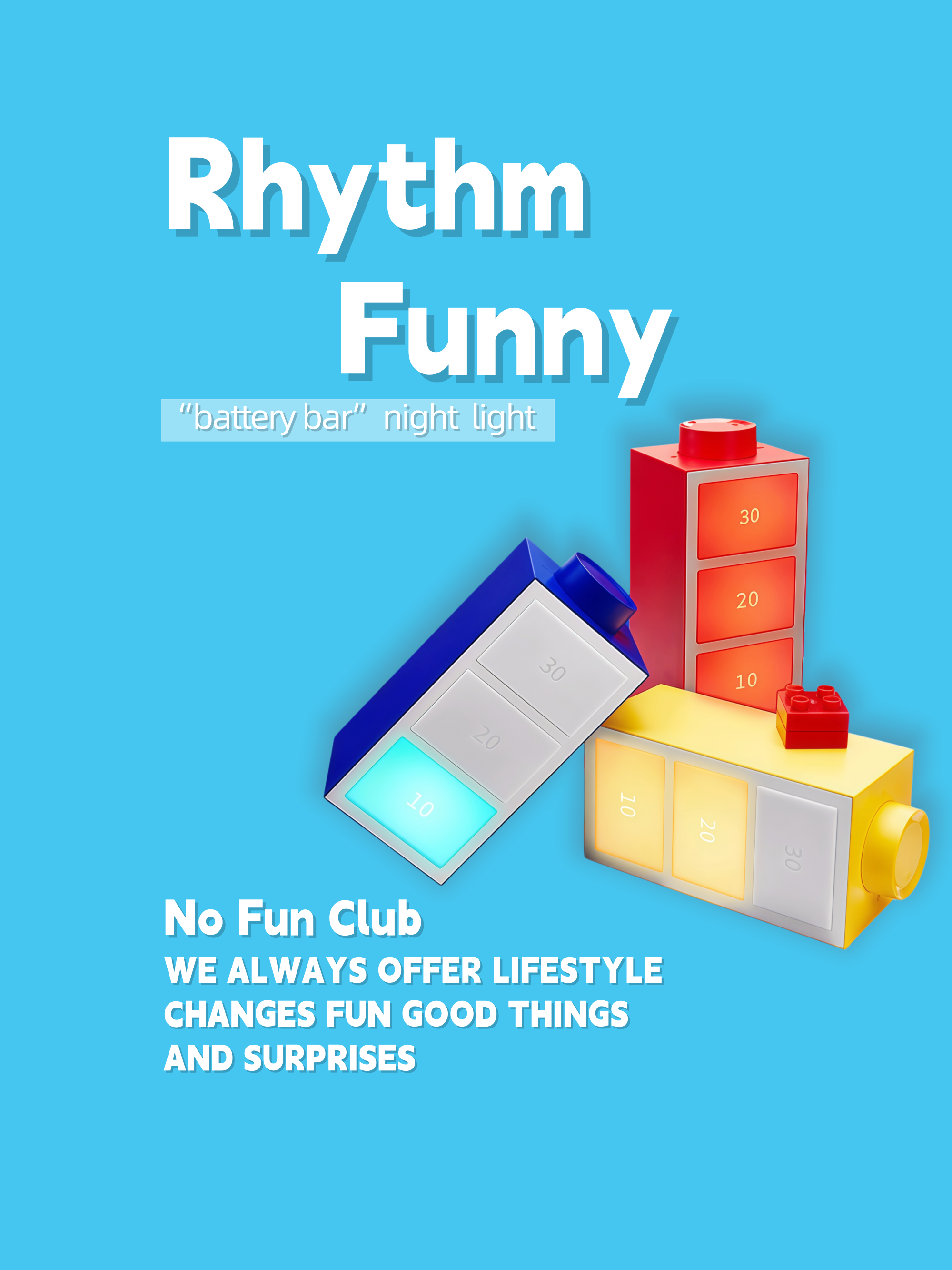 Sound-Reactive “Battery Bar” Rhythm Night Light