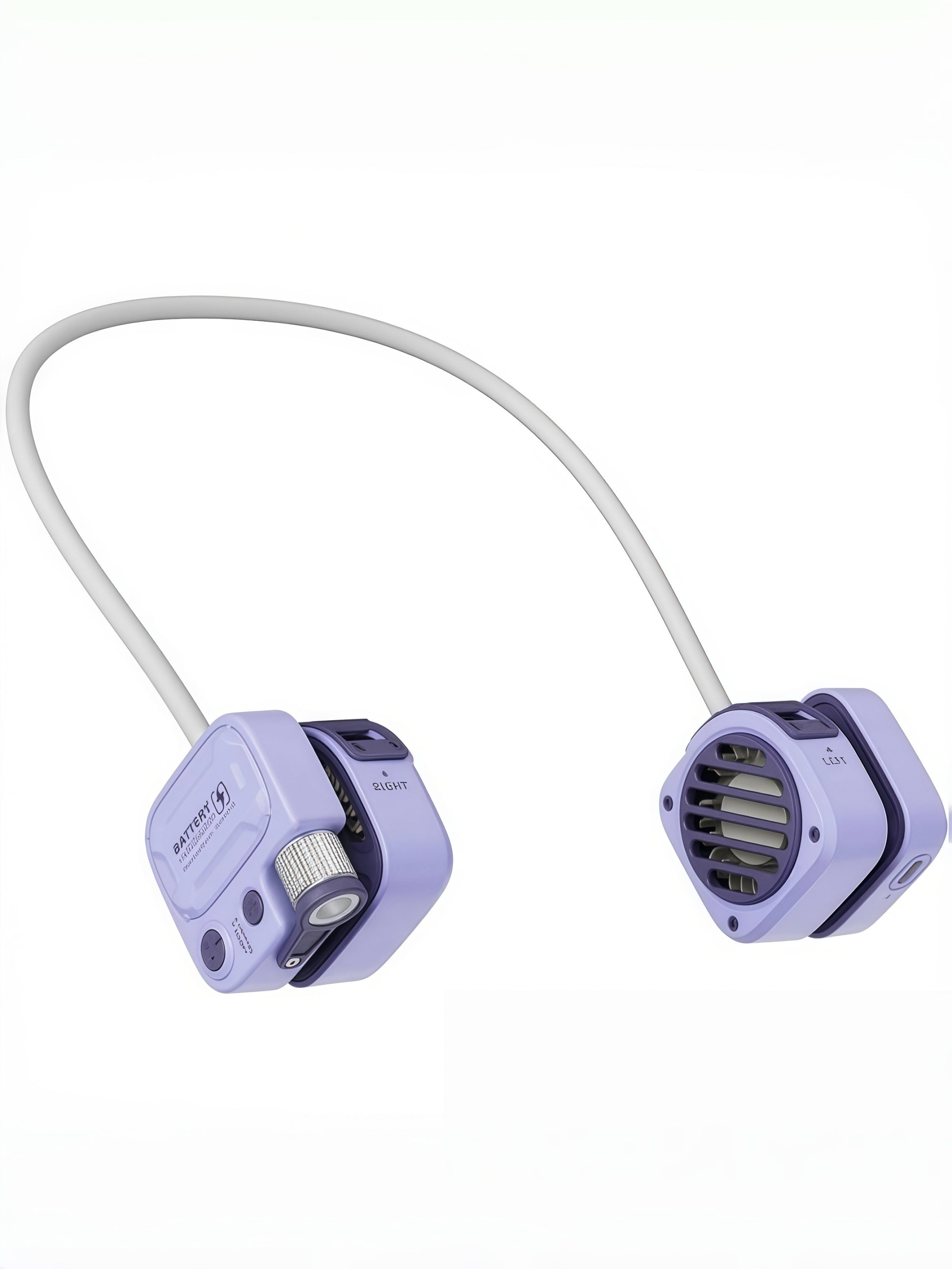 Wearable Neck Fan with Flashlight
